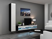 Cama TV stand VIGO NEW 30/180/40 black/white gloss