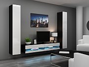 Cama TV stand VIGO NEW 30/180/40 black/white gloss