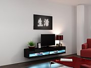 Cama TV stand VIGO NEW 30/180/40 black/black gloss