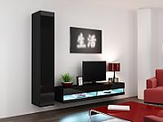 Cama TV stand VIGO NEW 30/180/40 black/black gloss