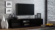 Cama TV cabinet SIGMA1 180 black/black gloss