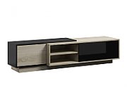 Cama TV cabinet SIGMA1 180 sonoma oak/black gloss