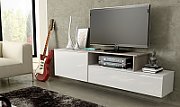 Cama TV cabinet SIGMA 3 180 white/white gloss + sonoma oak