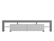 Cama TV stand TORO 200 grey/white gloss