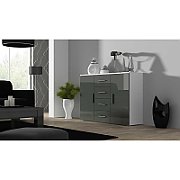 Cama TV stand LIFE 300/42/35 white/grey gloss