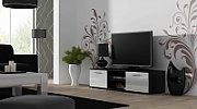 Cama TV stand SOHO 140 black/white gloss