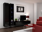 Cama TV Stand VIGO '180' 30/180/40 black/black gloss