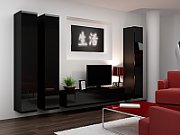 Cama TV Stand VIGO '180' 30/180/40 black/black gloss