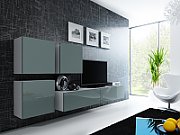 Cama TV Stand VIGO '180' 30/180/40 white/grey gloss
