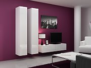 Cama TV stand VIGO 140 30/140/40 white/white gloss