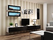 Cama TV stand VIGO 140 30/140/40 white/black gloss