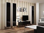 Cama TV stand VIGO 140 30/140/40 white/black gloss