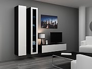 Cama TV stand VIGO 140 30/140/40 black/white gloss