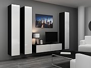 Cama TV stand VIGO 140 30/140/40 black/white gloss