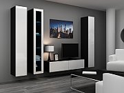 Cama TV stand VIGO 140 30/140/40 black/white gloss