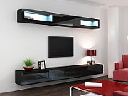 Cama TV stand VIGO 140 30/140/40 black/black gloss