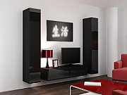 Cama TV stand VIGO 140 30/140/40 black/black gloss