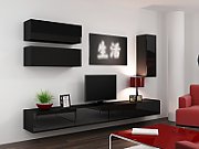 Cama TV stand VIGO 140 30/140/40 black/black gloss