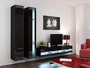 Cama TV stand VIGO NEW 30/140/40 black/black gloss
