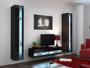 Cama TV stand VIGO NEW 30/140/40 black/black gloss