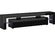 Cama TV stand VIGO GLASS 30/180/40 white/black gloss