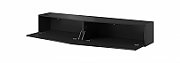 Cama TV stand VIGO SLANT 180cm (2x90) black/black gloss