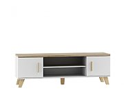 Cama TV stand LOTTA 160 2D2K white/sonoma