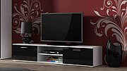 Cama TV stand SOHO 180 white/black gloss