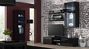 Cama TV stand SOHO 180 black/black gloss