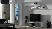 Cama TV stand SOHO 140 white/grey gloss