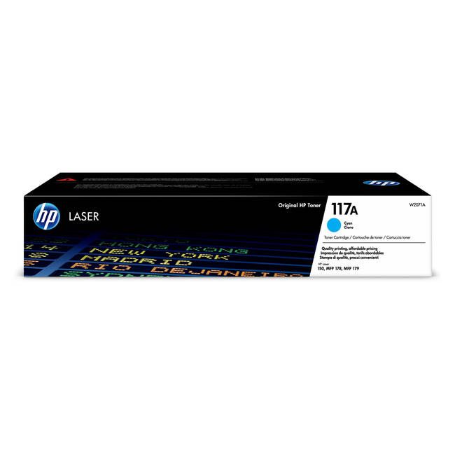 Cartus toner HP W2071A ,Albastru ,700 pagini ,Original (117A) 