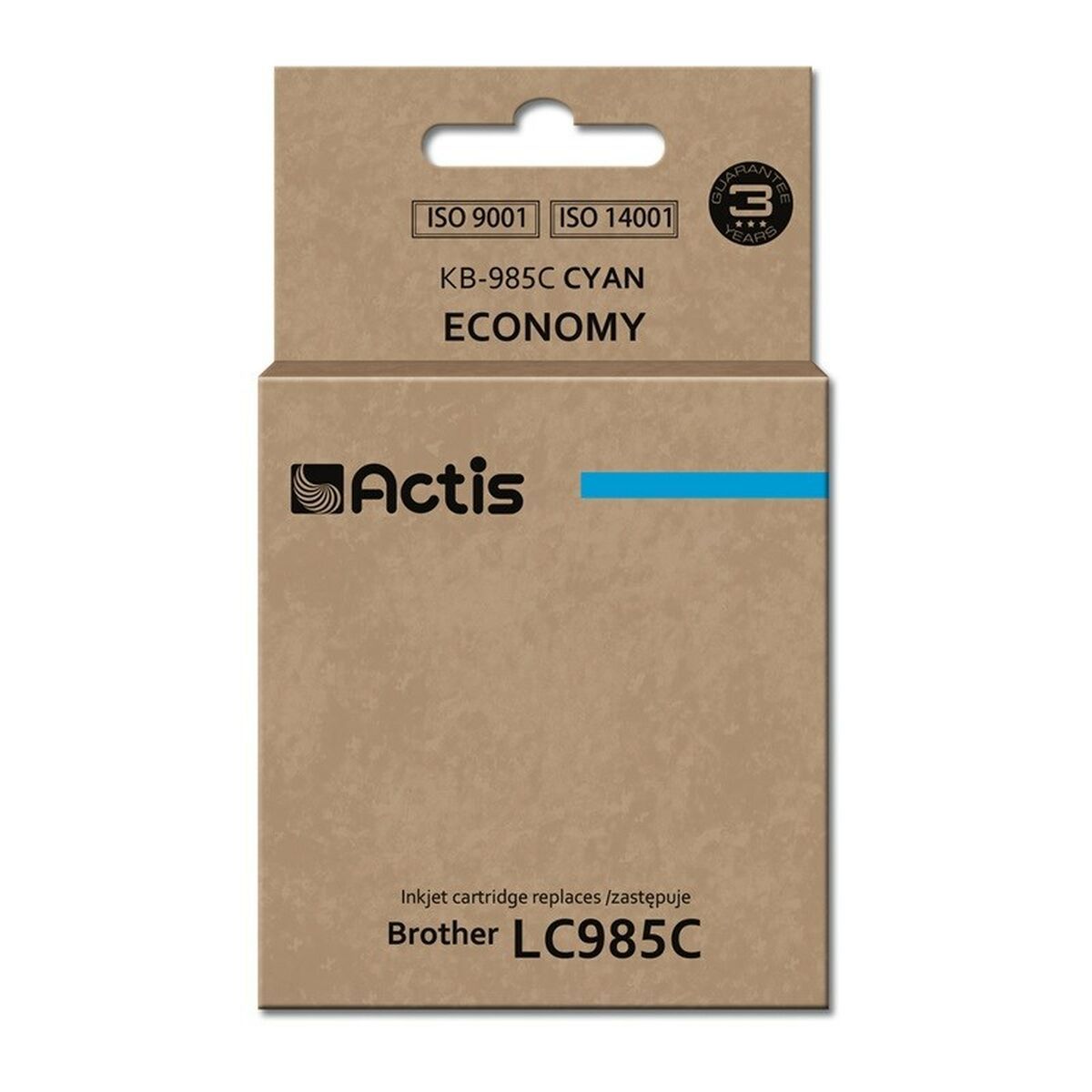 Cartus cerneala Actis KB-985C ,Albastru ,19.5 ml (compatibil cu Brother KB-985C)