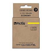 Cartus cerneala Actis KC-551Y ,Galben ,12 ml (compatibil cu Canon KC-551Y) 