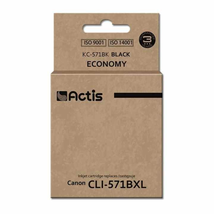 Cartus cerneala Actis KC-571BK ,Negru ,12 ml (compatibil cu Canon KC-571BK) 
