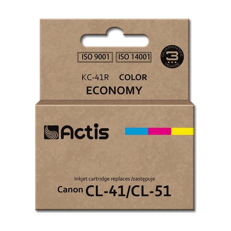 Cartus cerneala Actis KC-41R ,Color ,18 ml (compatibil cu Canon KC-41R) 