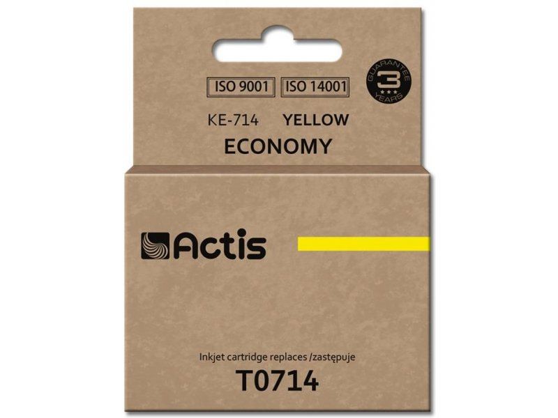 Cartus cerneala Actis KE-714 ,Galben ,13.5 ml (compatibil cu Epson KE-714) 