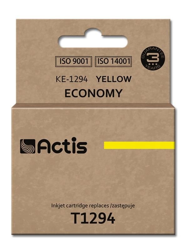 Cartus cerneala Actis KE-1294 ,Galben ,15 ml (compatibil cu Epson KE-1294) 