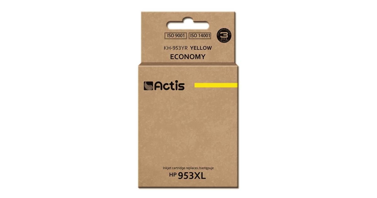 Cartus cerneala Actis KH-953YR ,Galben ,25 ml (compatibil cu HP KH-953YR) 
