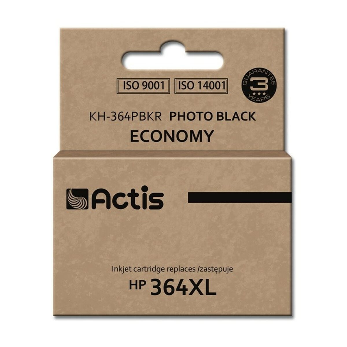 Cartus cerneala Actis KH-364PBKR ,Negru ,12 ml (compatibil cu HP KH-364PBKR) 