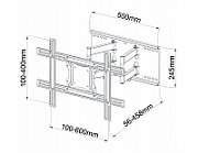 TV bracket 40  -80  60 kg ART AR-87