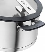 ZWILLING SIMPLIFY 66870-004-0 Pots set Stainless steel 4 pcs. Silver Black
