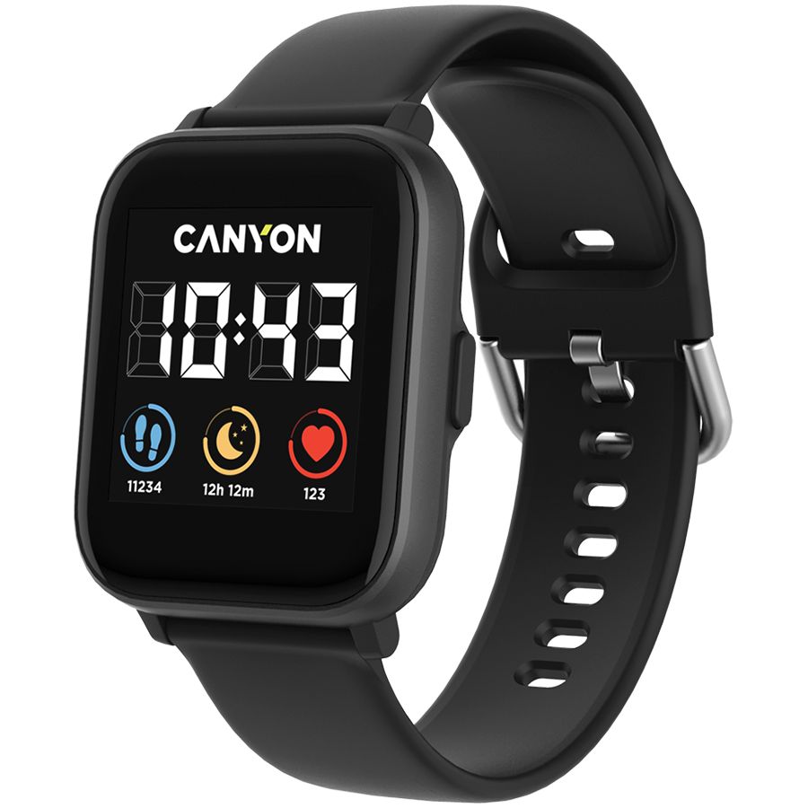 Smart watch, 1.4inches IPS full touch screen, with music player plastic body, IP68 waterproof, multi-sport mode, compatibility with iOS and android, , Host: 42.8*36.8*10.7mm, Strap: 22*250mm, 45g_2