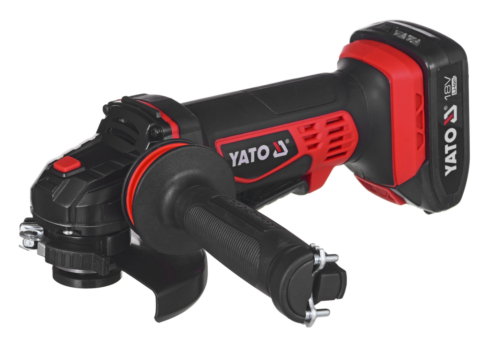 Yato YT-82826 angle grinder 125 mm 18 V Black, Red