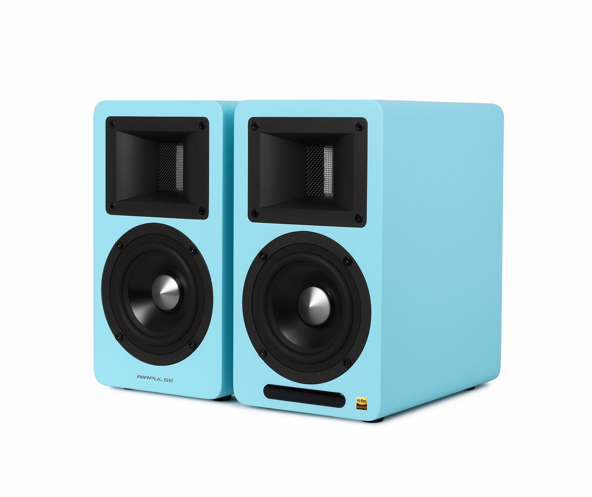 BOXE AIRPULSE 2.0, RMS: 100W (2 x 10W, 2 x 40W), bluetooth telecomanda wireless, 4.5  bass, volum, bass, treble, optical, Aux&ampampPC, sub-out, USB, blue,  A80-BL  (include TV 8 lei)