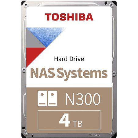 TOSHIBA N300 NAS Hard Drive 4TB SATA 3.5inch 7200rpm 256MB Retail_1
