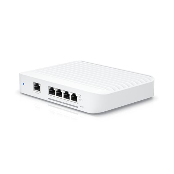  Ubiquiti UniFi Switch, USW-FLEX-XG, 4x 100/1,000/2,500/5,000/10,000 Mbps RJ45 Ethernet, 1x 10/100/1000 Mbps RJ45 Ethernet, Switching Capacity: 82 Gbps, Forwarding Rate: 61.012 Mpps, 802.3at PoE (Pins 1, 2+/3, 6- or 4, 5+/7, 8-).
