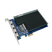 ASUS VGA NV 2GB GT730 PCIe x1/ silent/ 4x HDMI GT730-4H-SL-2GD5, Passive cooling, Single Slot