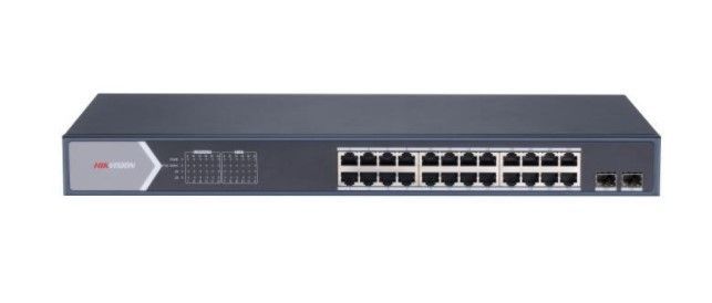 Switch Hikvision DS-3E1526P-SI, 24 porturi 10 / 100 / 1000 MBs