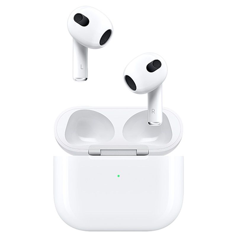 CASTI Apple AirPods with Charging Case (gen 3), albe 