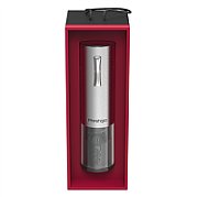 Nemi, Electric wine opener, aerator, vacuum preserver, Silver color